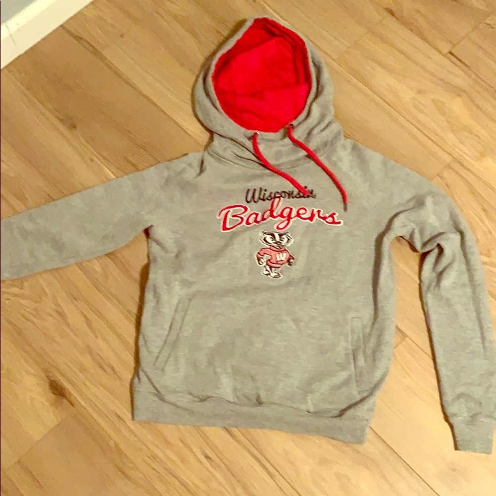 Badger sweatshirt.